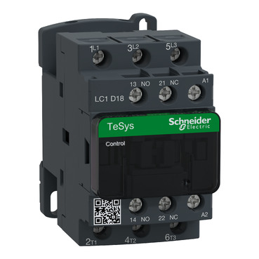 Contactor Tesys D - 3P(3 NA) - AC-3 - <= 440 V 18 A - 230 V CA bobina