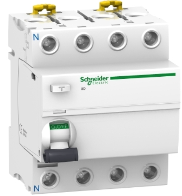 Minibreaker Marca Schneider Electric Serie Acti9; Amperaje 25A Polos 4 Curva A 