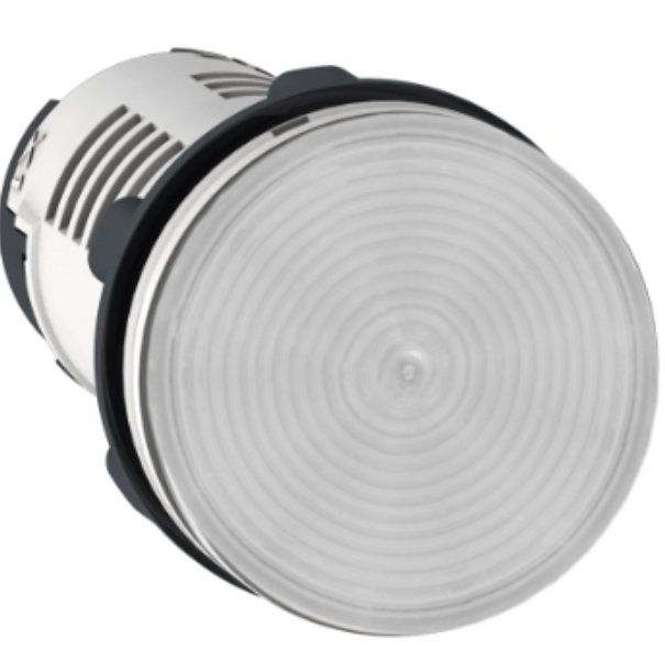 Luz Piloto LED Marca Schneider Electric Serie Harmony XB7; Color Blanco Diametro 22mm Bobina 24VAC/DC