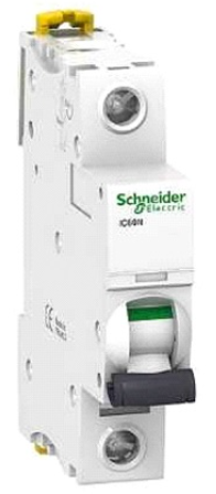 Mini Breaker para riel din Polos 1 - 10A - C Schneider