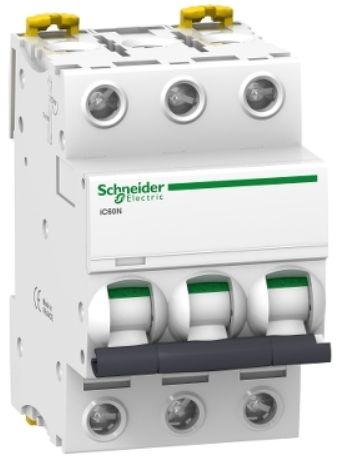 Minibreaker Marca Schneider Electric Serie Acti9; Amperaje 6A Polos 3 Curva C 