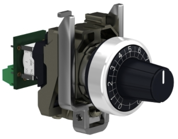 Potenciometro 22mm Marca Schneider Electric Serie Harmony XB4; Resistencia 10K 