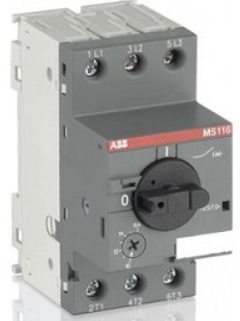 Guardamotor Marca ABB Serie MS132; Amperaje 6.3-10A  Polos 3      