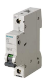 Minibreaker Marca Siemens Serie SENTRON 5SL; Amperaje 4A Polos 1 Curva C        