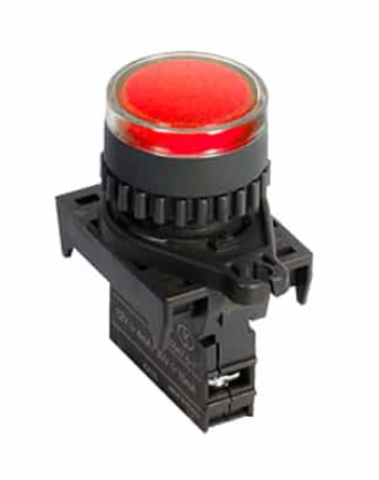 Luz Piloto LED Marca AUTONICS Serie L2RR ; Color Rojo Diametro 22mm Alimentación 110-230VAC            