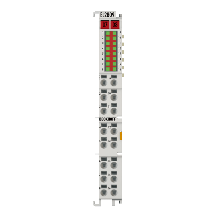 16-channel digital output terminal 24 V DC, 0.5 A, 1-wire system