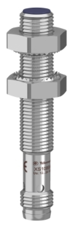 sensor inductivo XS1 M8, L50mm, latón, Sn2,5 mm, 12...24 VCC, M8XS108BHNAM8