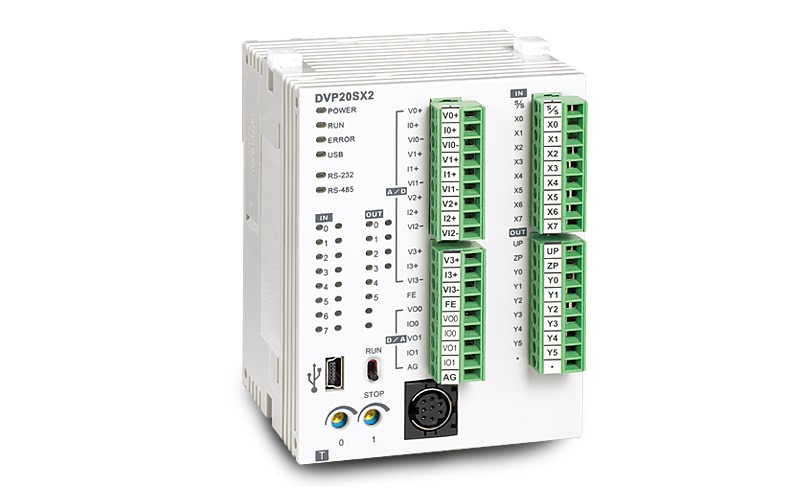 8I/6O, 4CH AI/2CH AO built-in, relay output