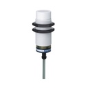 Sensor de Proximidad Marca Schneider Electric Serie XT; Tipo Capacitivo 12-24VDC Diametro M30 Salida NPN 15 mm cable 2m