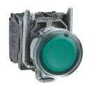 XB4BW33M5 Harmony XB4 - Pulsador luminoso led 230v na+nc verde