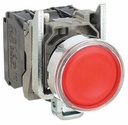 XB4BW34M5 Pulsador luminoso led 230v na+nc rojo