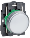 Luz Piloto LED Marca Schneider Electric Serie Harmony XB5; Color Blanco Diametro 22mm Bobina 110VAC