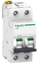 Minibreaker Marca Schneider Electric Serie Acti9; Amperaje 2A Polos 2 Curva C