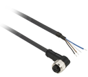 Cable de Sensor Marca Schneider Electric Serie XZCP; Conector Tipo M12-F Longitud (M) 5M Pines 4 