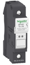 Portafusible Marca Schneider Electric Serie TeSys DF; Amperaje 32A Polos 1 Fusible 10x38mm 