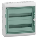 Gabinete Marca Schneider Electric Serie KAEDRA; Material Termoplastico Color Gris / Verde 