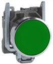 Pulsador Marca Schneider Electric Serie Harmony XB4; Color Verde No Iluminado Momentaneo Diametro 22mm 