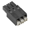 Conector / Enchufe de 3 vias Marca Weidmüller Serie VPU; Conexion Tipo PUSH IN          