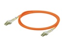 Cable Fibra Optica Marca Weidmüller Serie LSZH; Longitud 1M Tipo Multimodo LC-LC        