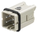 Conector Marca Weidmüller Serie HDC HA; Amperaje 16A Polos 4 / Macho        