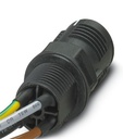 Cable de Sensor – Actuador Marca PHOENIX CONTACT Serie QPD W3PE2.5 M25 0.5 BK; Longitud 0.5M          