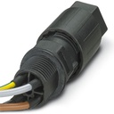 Cable de Sensor – Actuador Marca PHOENIX CONTACT Serie QPD W3PE2.5 6-10 M25 0.5 BK; Longitud 0.5M          