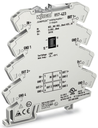 857-423 ISO-AMP UI 2I Amplificador de aislamiento; Señal bipolar de entrada de corriente y tensión; 2 x señales de salida de corriente; Tensión de alimentación 24V DC; Ancho de montaje 6mm; 2,50 mm²