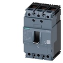 Breaker marca Siemens serie 3VA1 IEC Frame 100 clase S Icu=36 kA a 415V polos 3, protección de distribuciones TM210, FTFM, In=100 A protección contra sobrecarga Ir=100 A con ajuste fijo protección contra cortocircuitos Li=10 x In conexión plana por tornillo