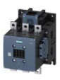 Contactor Marca Siemens Serie SIRIUS 3RT1; Amperaje 265A Polos 3 Potencia (kW) 132kW Potencia (HP) 177HP Bobina 110VAC/DC Contacto Aux NO 2 Contacto Aux NC 2