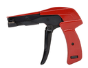 SapiSelco cable tie gun installation tool, 5.5 to 26 lb adjustable tension range, 0 - 0.2in cable tie size range, metal.