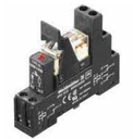 Relé de Control c/ base Marca Weidmüller Serie RCLKIT; 16A, Bobina  24VAC Contactos CO 1