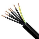 Cable de Control (ES05VV-F)  Marca MIGUELEZ Serie 201; Multifilar 20x 18AWG / 20G1 Color NEGRO Corte x Metro            